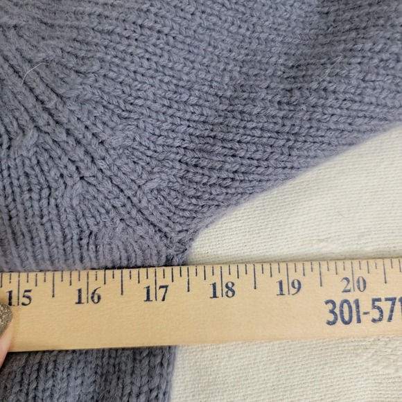 BODEN Open Front Wool Alpaca Cardigan Sweater Short Sleeve Women US Sz 8 Pockets - Picture 11 of 14